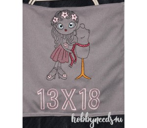 Stickserie - Sewing Girls